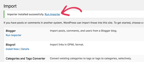 How to Migrate from WordPress.com to WordPress.org 5 runimporter smartlance designs