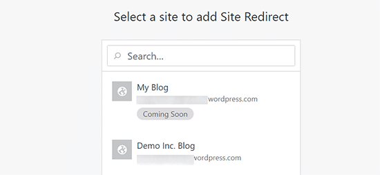 How to Migrate from WordPress.com to WordPress.org 9 select blog for redirect 1 smartlance designs